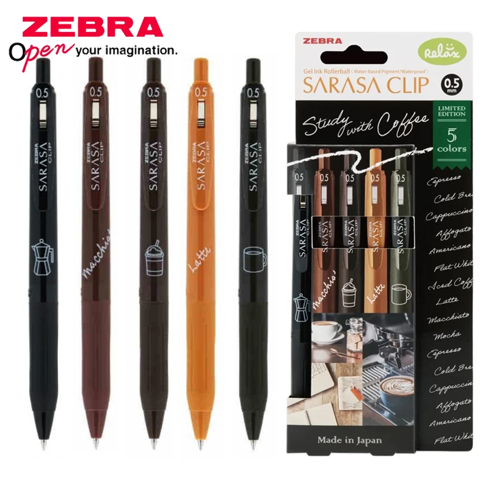 Zebra Pen Sarasa - 일본 ZEBRA 젤 펜 세트, 레트로