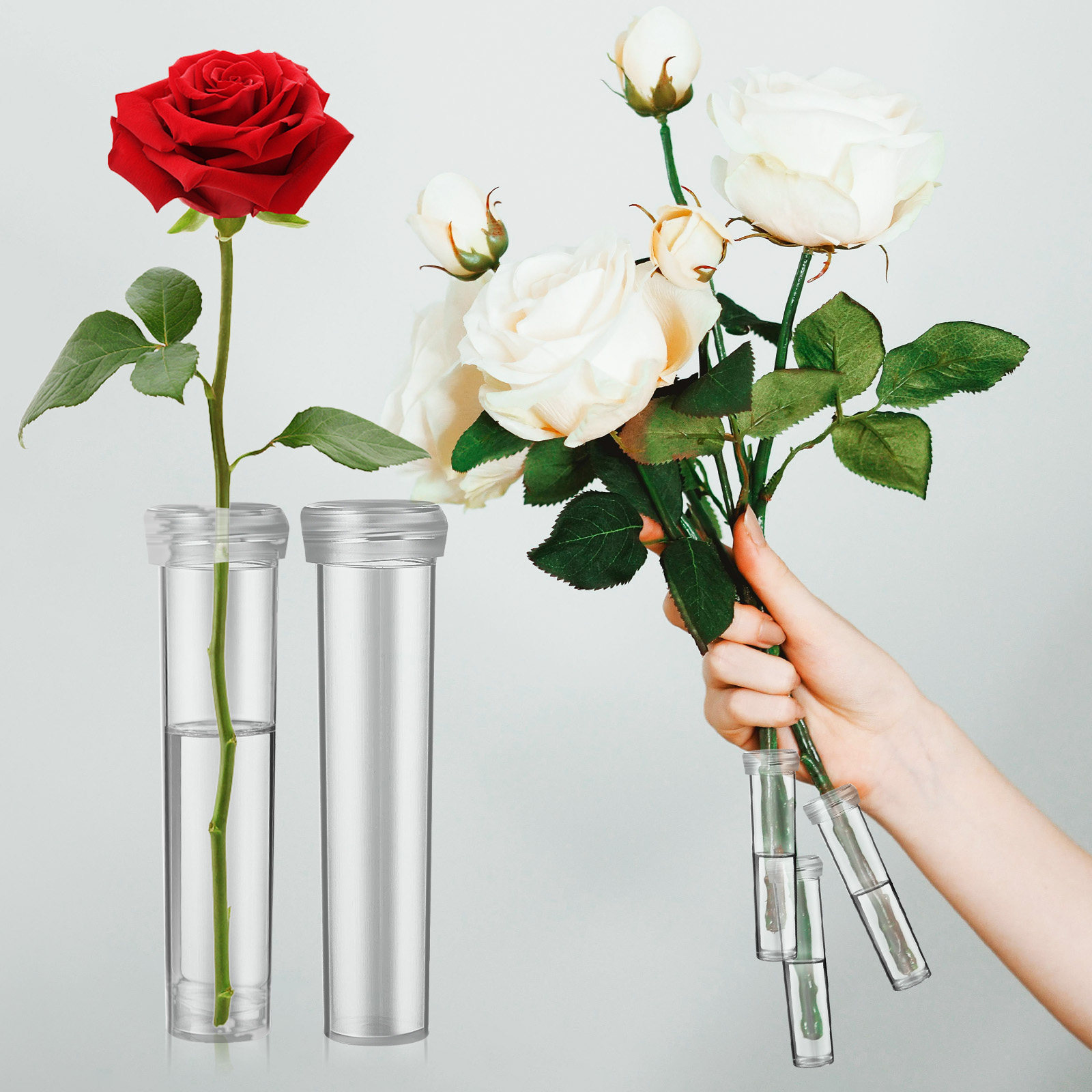 100개 꽃 물 공급 튜브 신선한 영양 공급 튜브 범용 - Anda Florist Supply 리뷰 및 가격