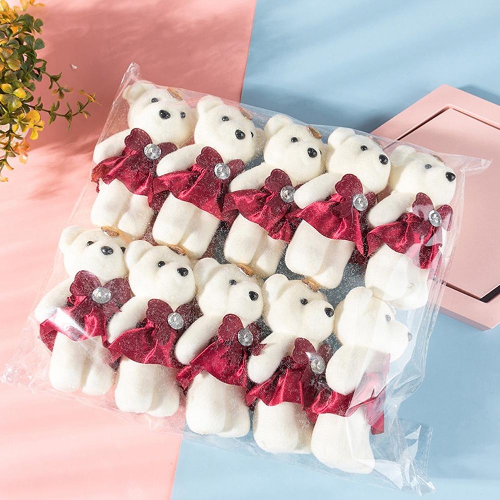 10개/봉 꽃다발 곰 아이스크림 다이아몬드 곰 발렌타인 - Flower Supplies 리뷰 및 가격
