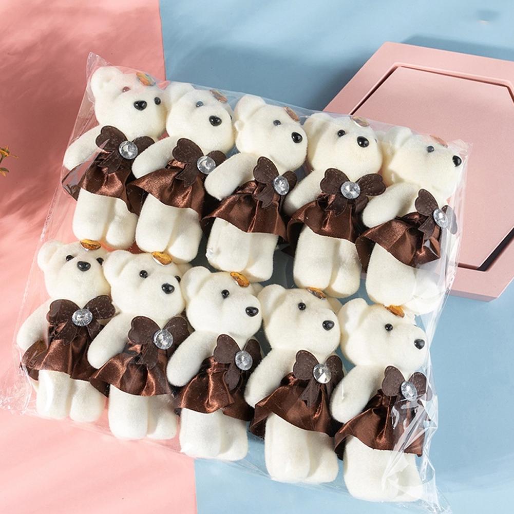 10개/봉 꽃다발 곰 아이스크림 다이아몬드 곰 발렌타인 - Flower Supplies 리뷰 및 가격
