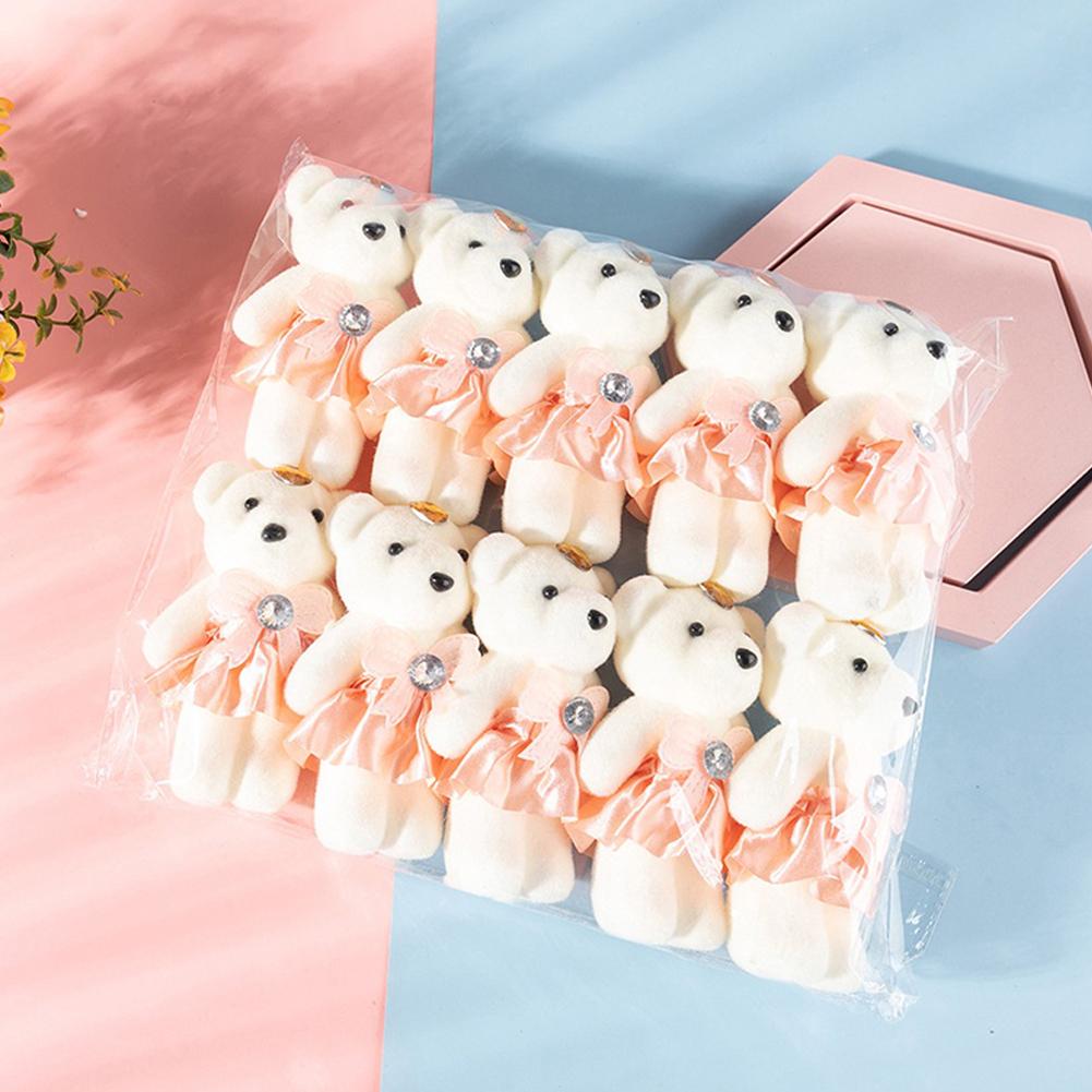 10개/봉 꽃다발 곰 아이스크림 다이아몬드 곰 발렌타인 - Flower Supplies 리뷰 및 가격