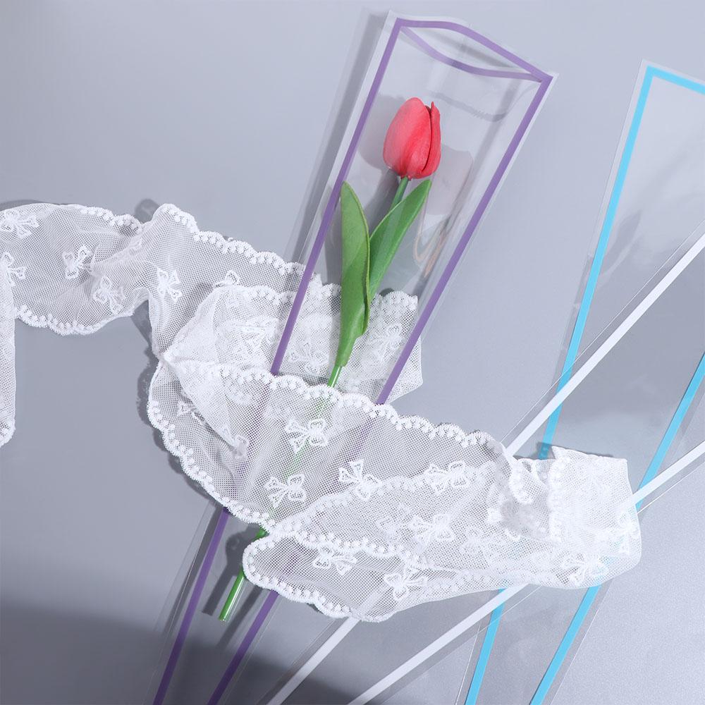 50PCS 투명 꽃 포장 가방 방수 비닐 봉투 포장지  - Flower Supplies 리뷰 및 가격