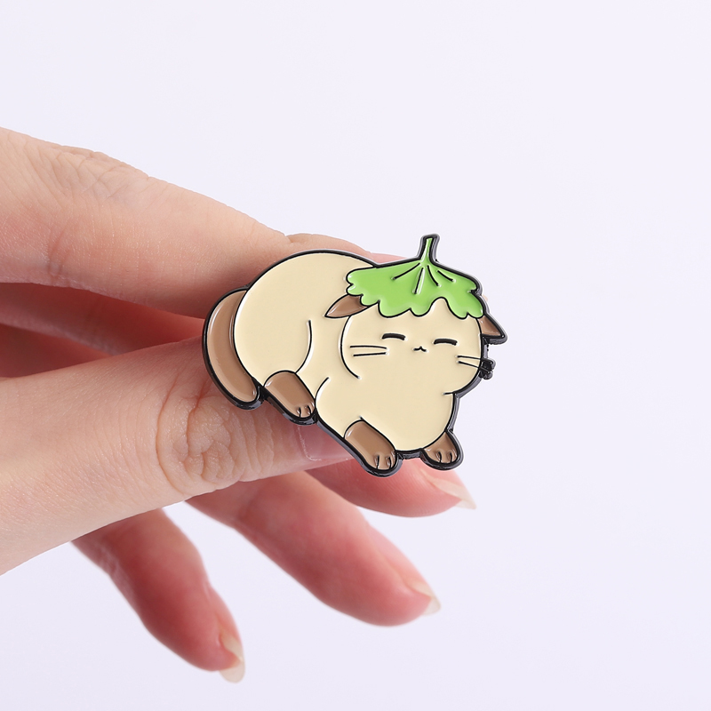 꽃잎 모양 모자 에나멜 핀 고양이 토끼 개구리 오리 브 - Flower Frog Pin 리뷰 및 가격