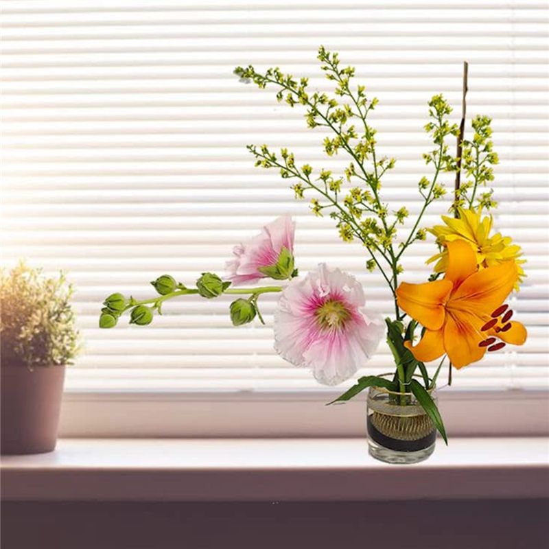 【클리어런스 세일】3개 꽃꽂이용 꽃꽂이 홀더, 2인치  - Flower Frog Pin 리뷰 및 가격